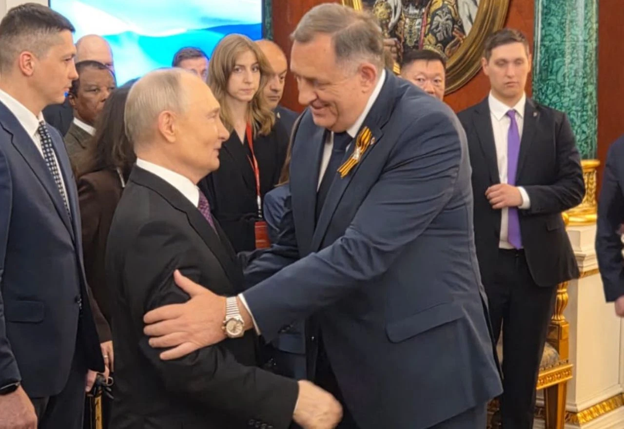 Dodik s Putinom u Moskvi unatoč tjeralici