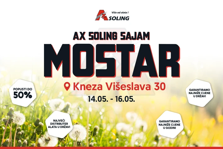 Ludilo cijena na AX - SOLING proljetnom sajmu u Mostaru