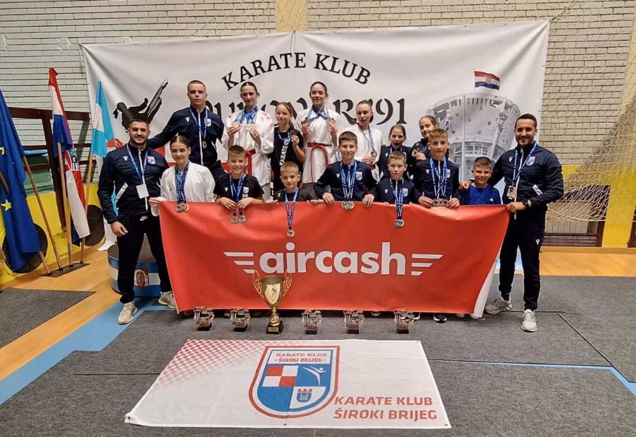 Karate klub Široki Brijeg treći na Kupu Vukovara