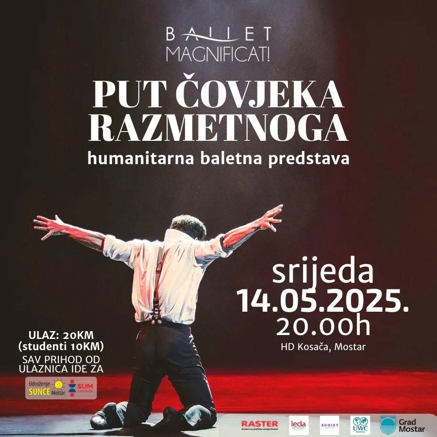 Umjetnost koja dira srce – svjetski poznati Ballet Magnificat dolazi u Mostar
