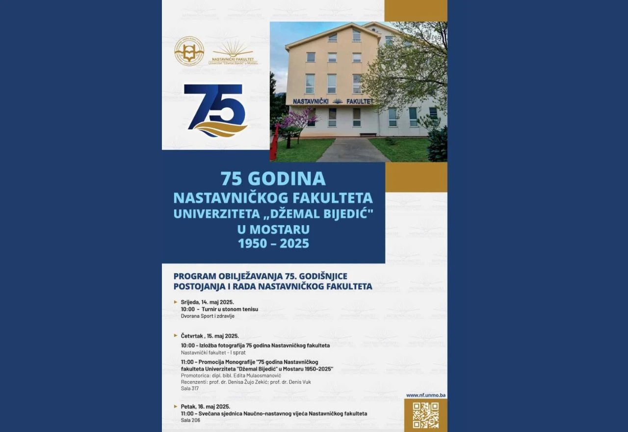 Nastavnički fakultet u Mostaru slavi 75 godina predanosti znanju