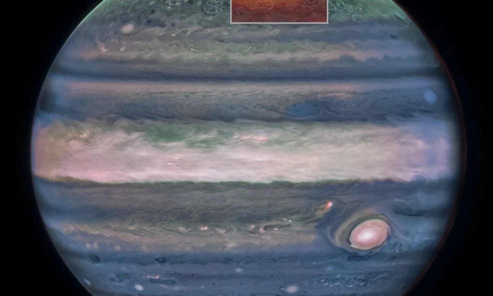 Svemirska svjetlosna oluja zabilježena na Jupiteru