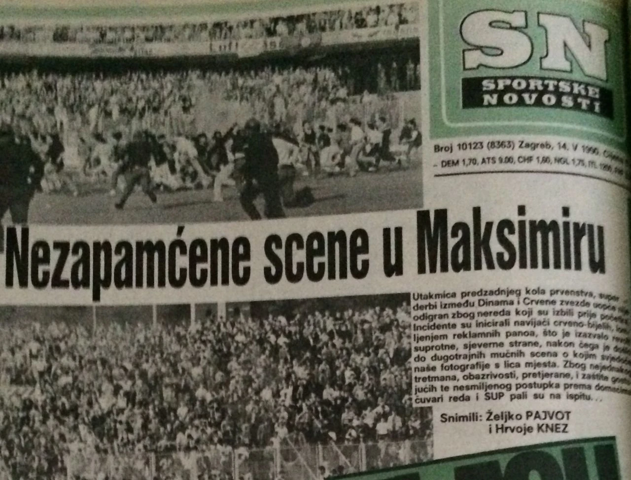 35 godina od okršaja u Maksimiru