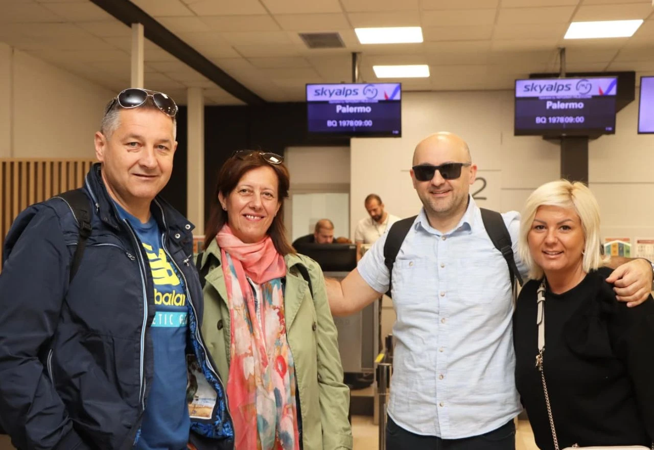 Prvi let iz Mostara za Palermo: Putnici oduševljeni novom linijom