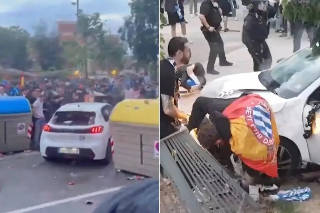 Incident u Barceloni: Uoči utakmice na El Pratu automobil se zabio u navijače