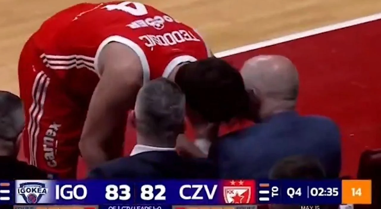 Zvezda se provukla u polufinale, Teodosić napravio skandal