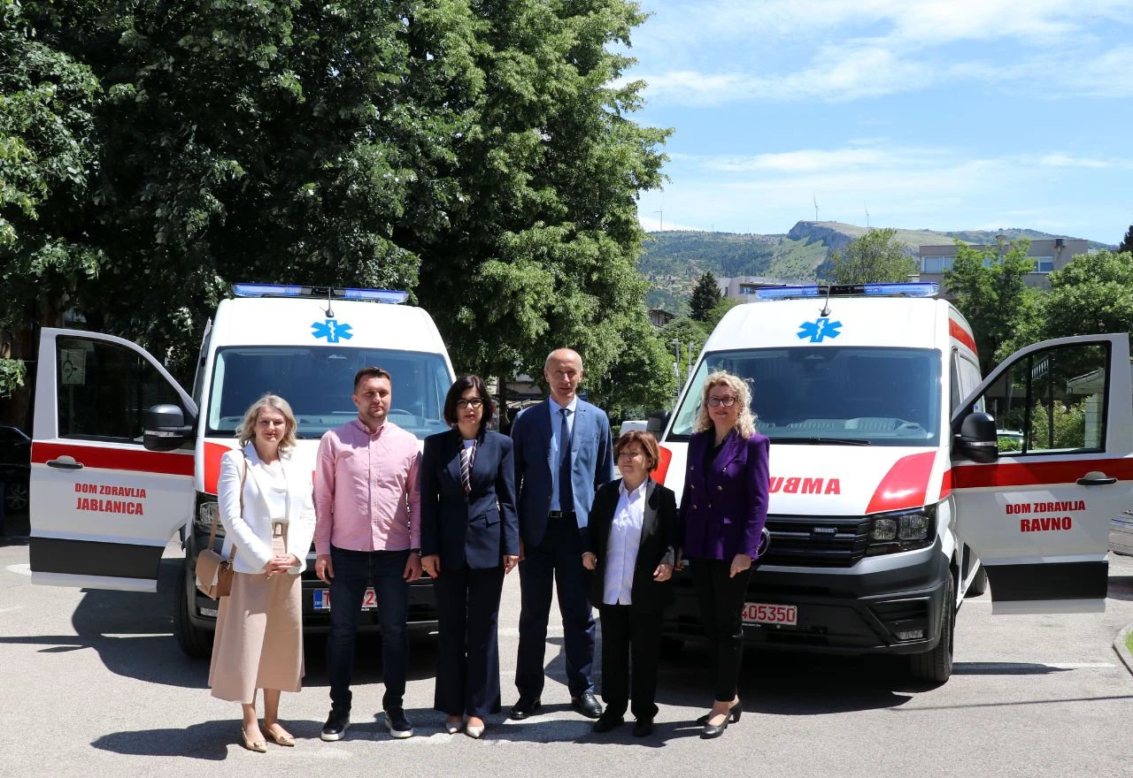 Pomoć HNŽ-a: Ravno i Jablanica dobili suvremena vozila hitne pomoći
