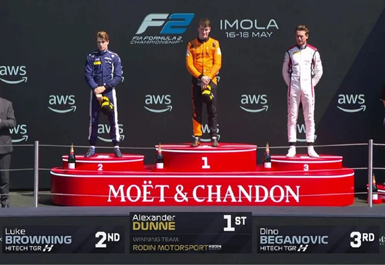 Dino Beganović ponovno na postolju Formule 2