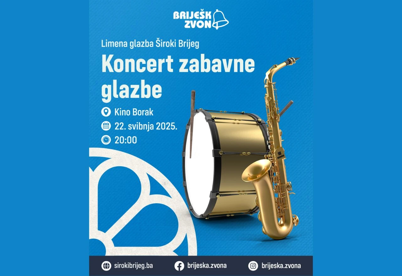 Limena glazba Široki Brijeg ponovno na pozornici