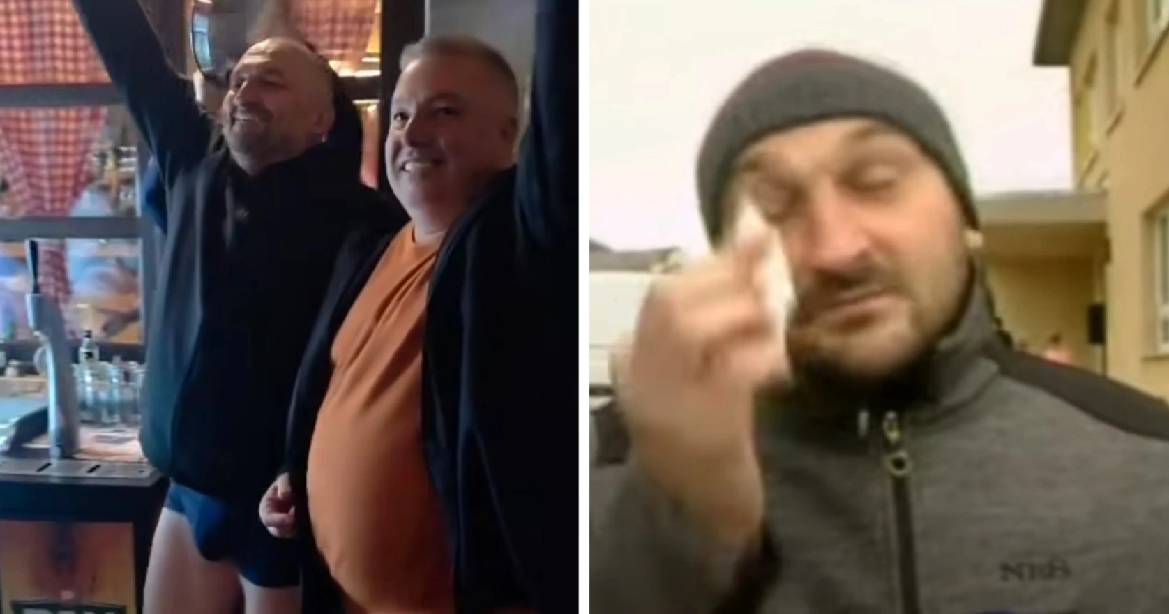 VIDEO: Kumovu pobjedu na izborima proslavio u gaćama