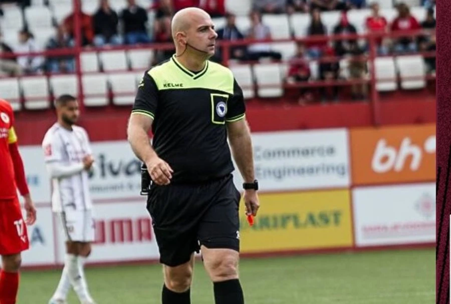 Halkić "objasnio" zašto je podijelio čak pet crvenih kartona gostima iz Sarajeva