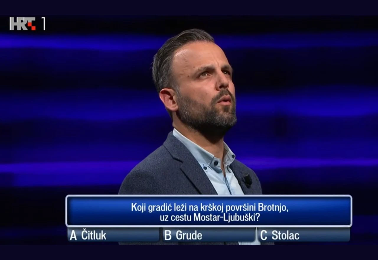 Pitanje o Brotnju zbunilo Moranu, ali ne i natjecatelja