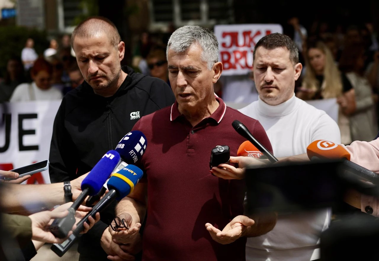 Prosvjed zdravstvenih djelatnika u Mostaru