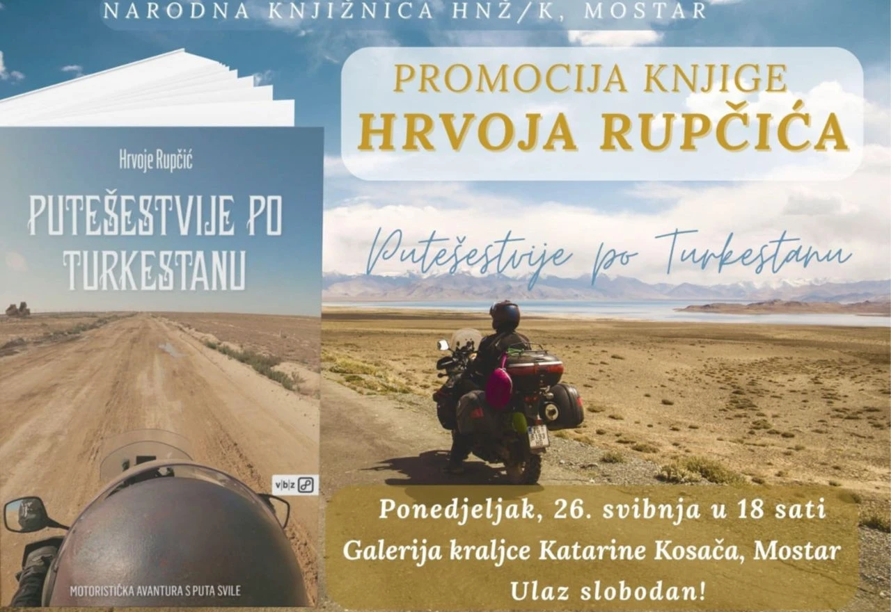 Promocija knjige "Putešestvije po Turkestanu" autora Hrvoja Rupčića