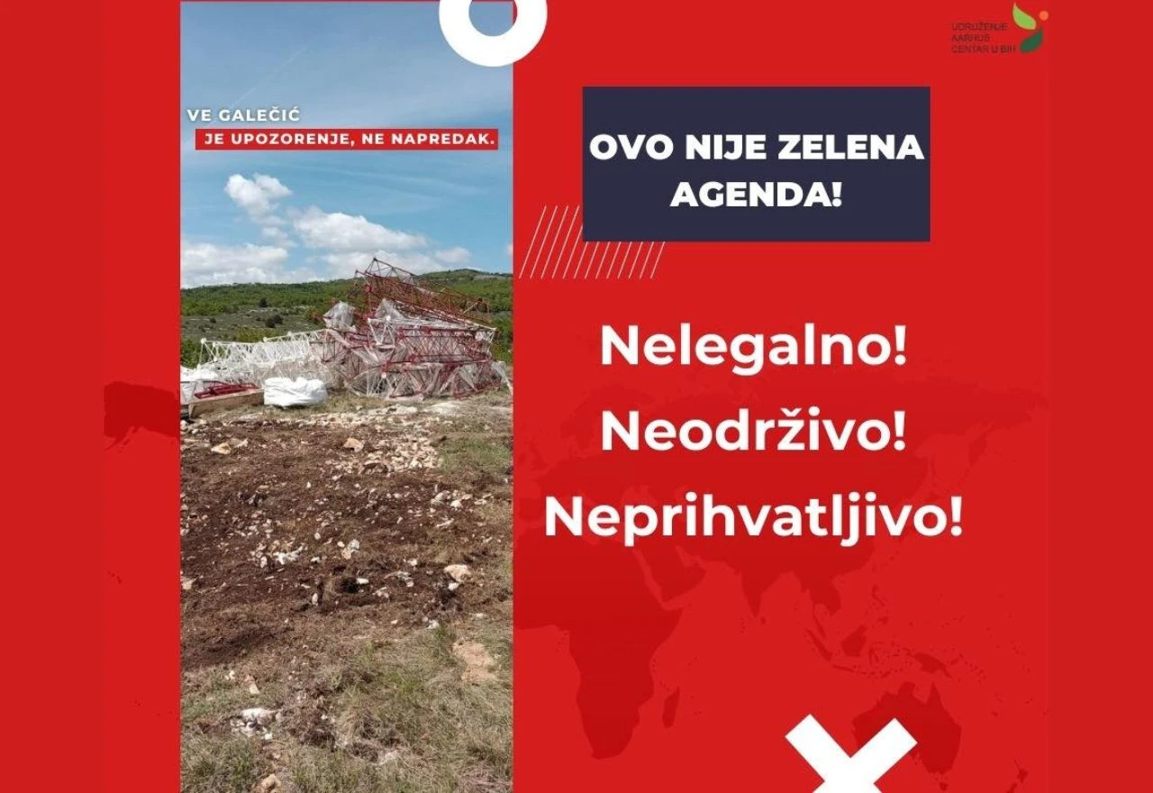 Mještani traže hitnu obustavu izgradnje vjetroparka ''Galečić''
