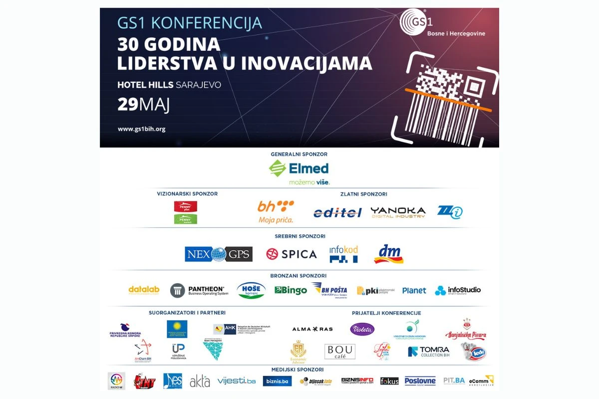 Poziv na 9. GS1 Konferenciju: 30 godina liderstva u inovacijama