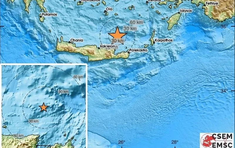 Snažan potres magnitude 6,1 pogodio Kretu, osjetio se sve do Cipra