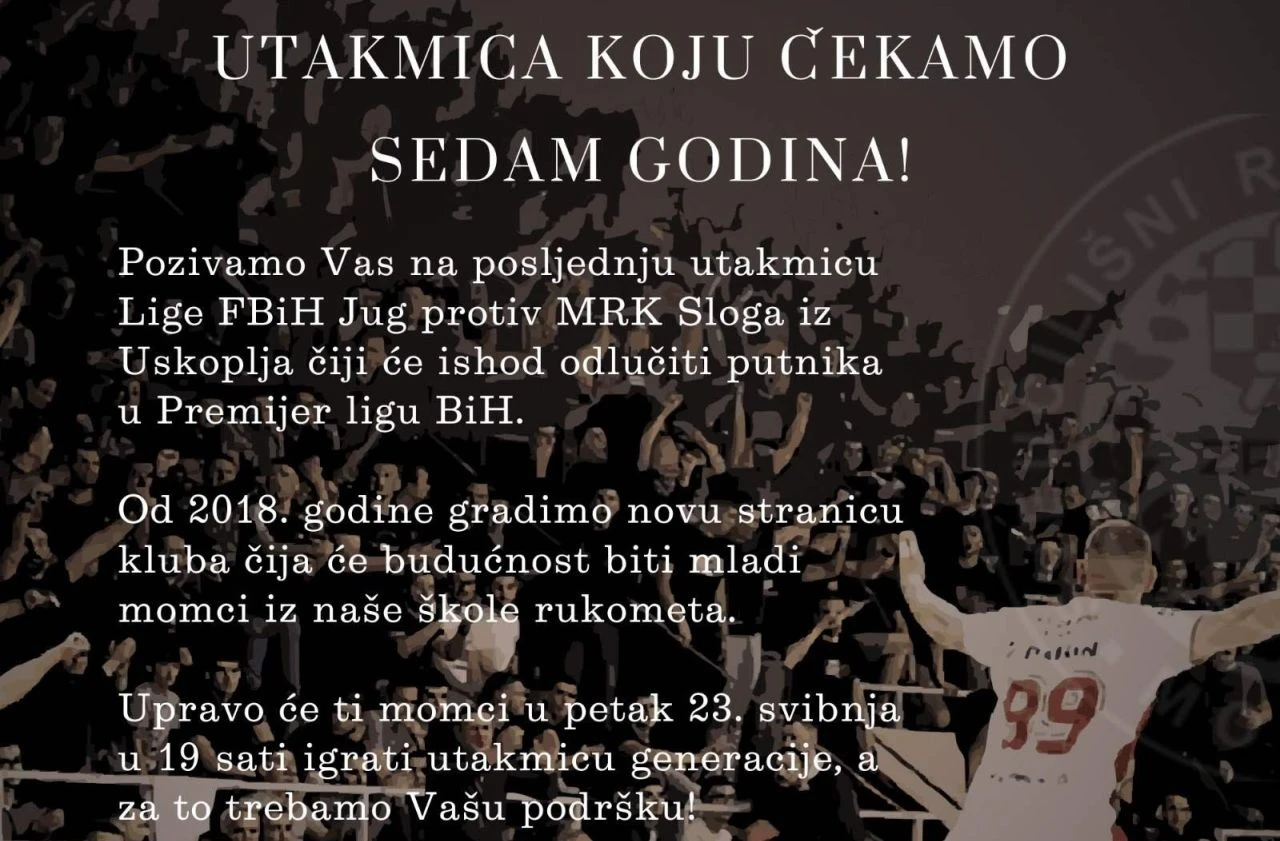 Zrinjski protiv Sloge večeras potvrđuje ulazak u Premijer ligu