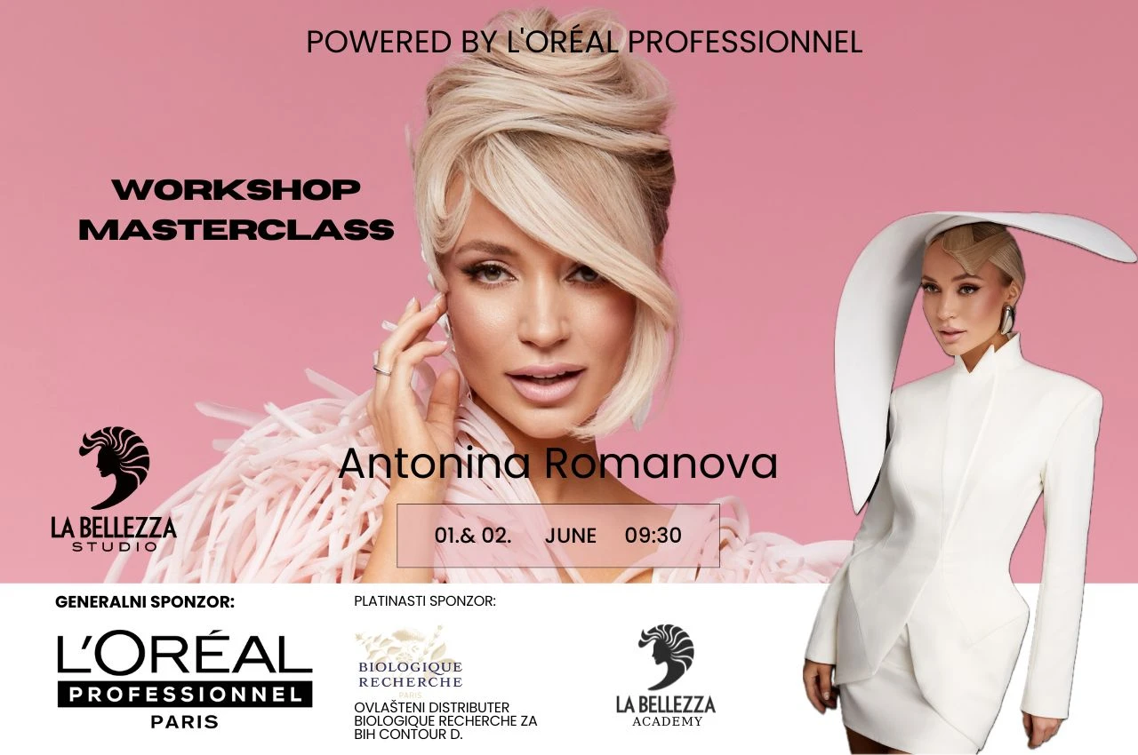 Frizerski spektakl u BiH: Celebrity stilistica Antonina Romanova održava masterclass
