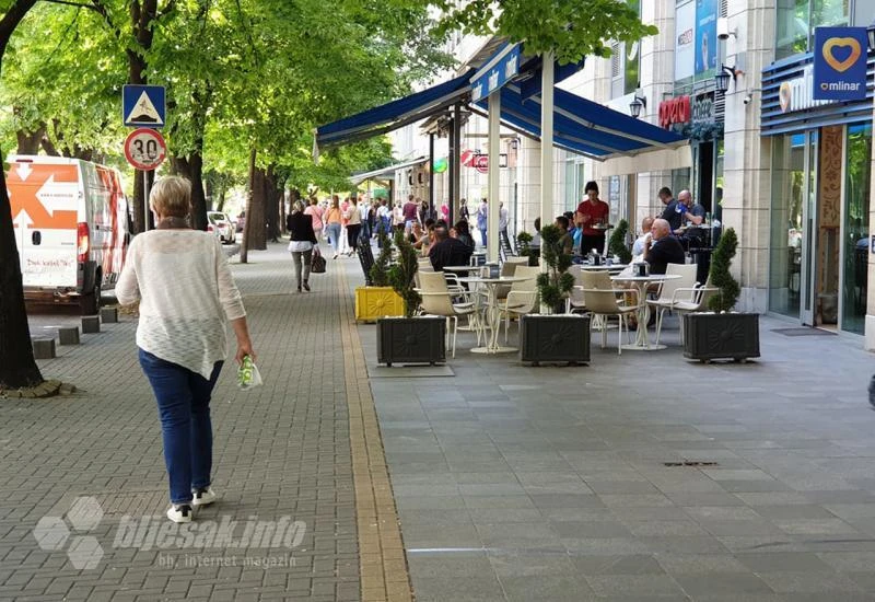 Mostar uvodi red: Nova pravila za stolove, stolice, suncobrane…