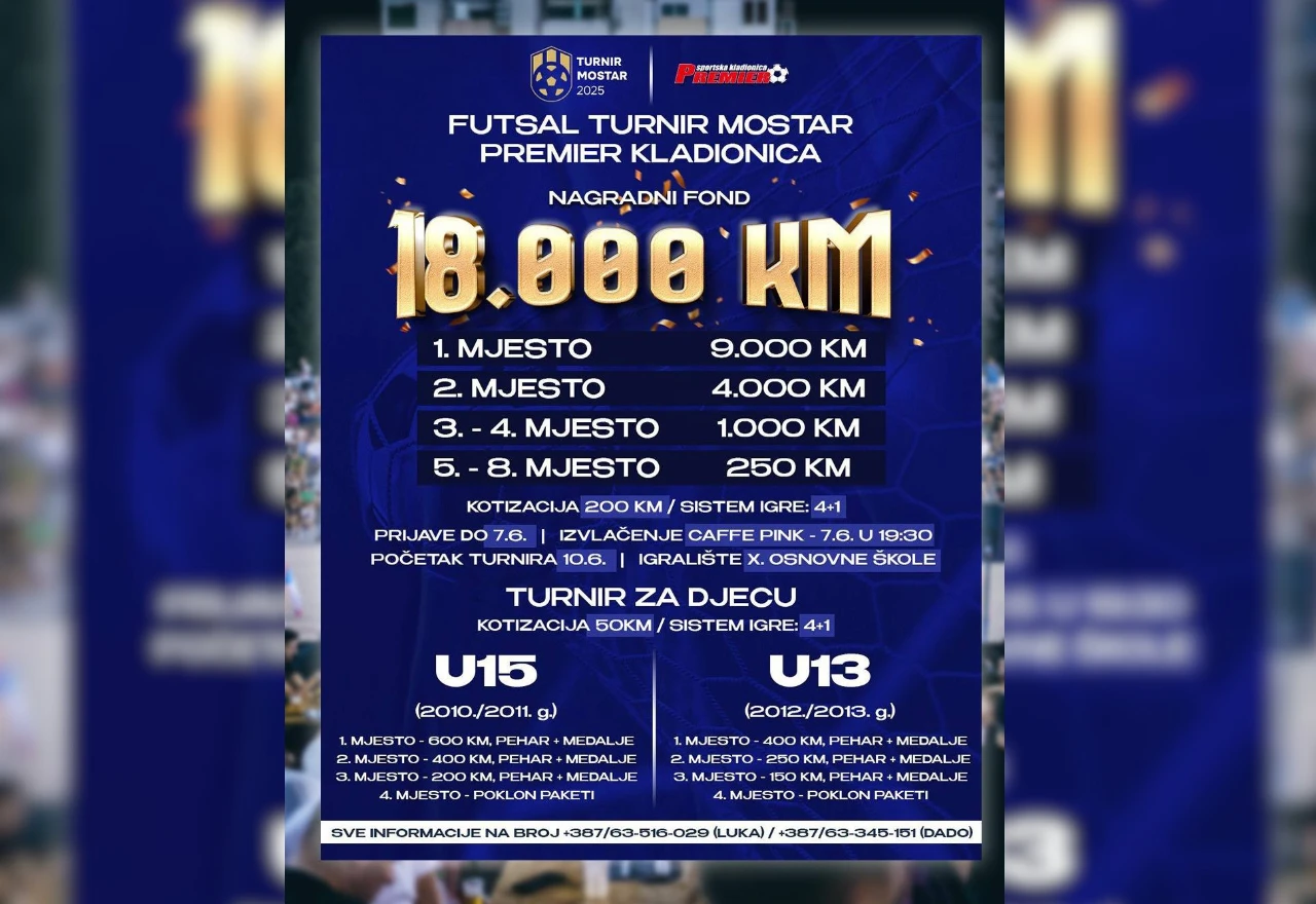 Mali nogomet iza Desete: Mostar spreman za futsalski turnir