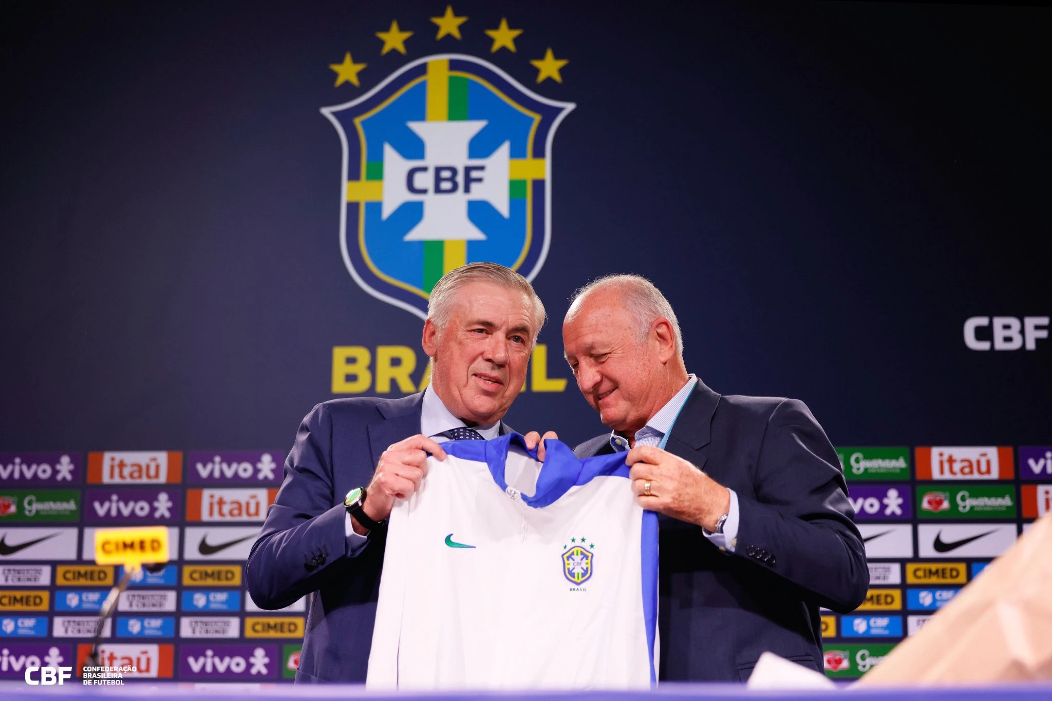 Ancelotti predstavljen kao izbornik pred 250 brazilskih novinara