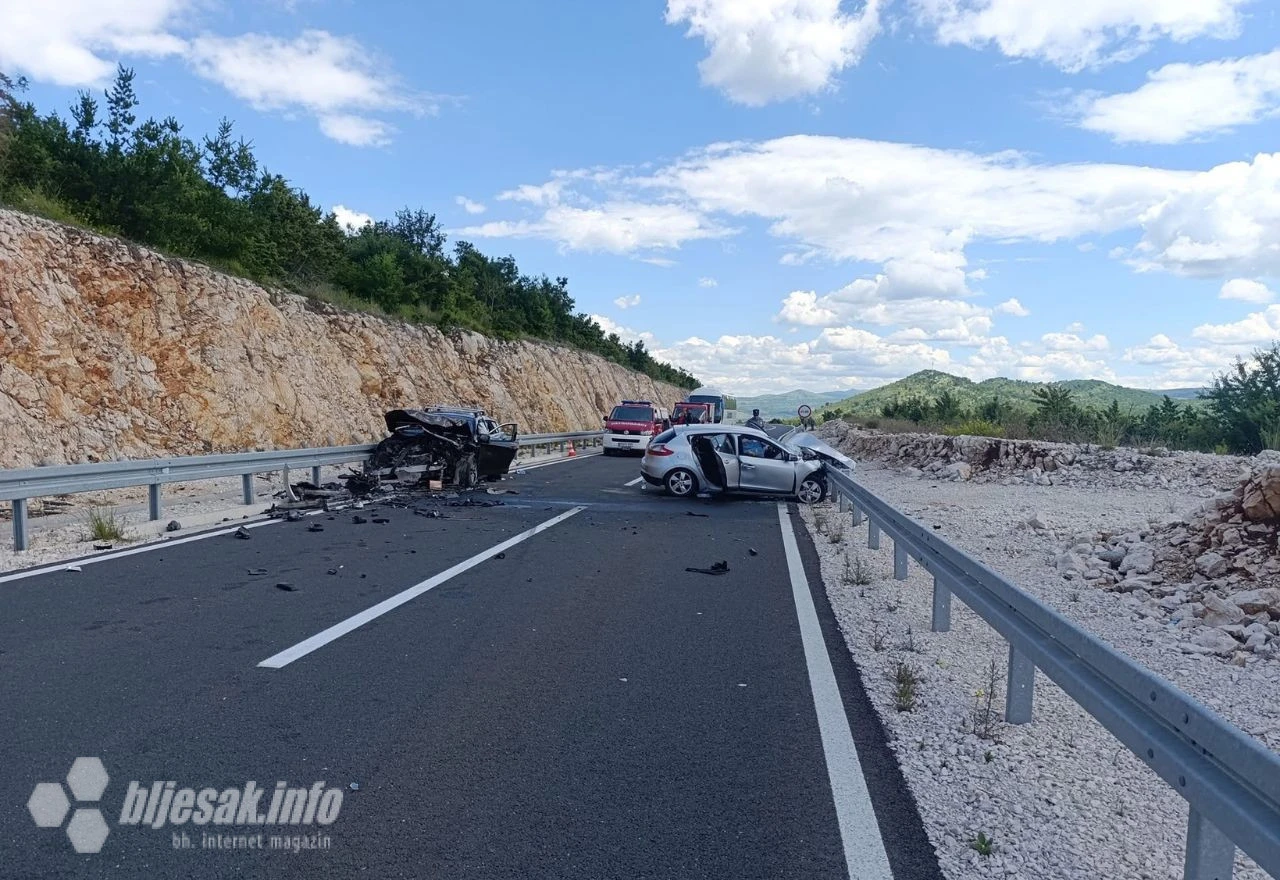 Prometna između Stoca i Neuma: Jedna osoba smrtno stradala, a pet ozlijeđeno