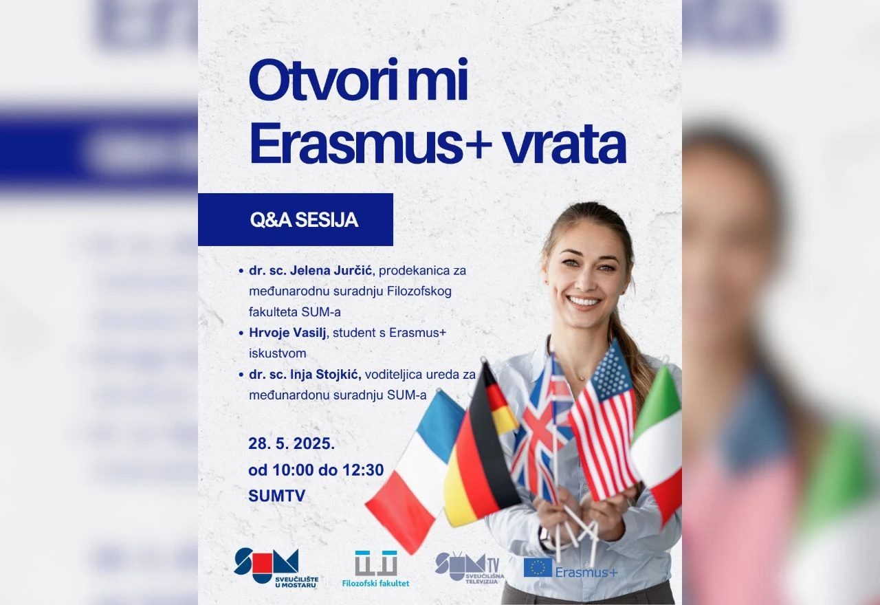 SUM TV: ''Otvori mi Erasmus vrata'' otkriva sve o studentskoj razmjeni