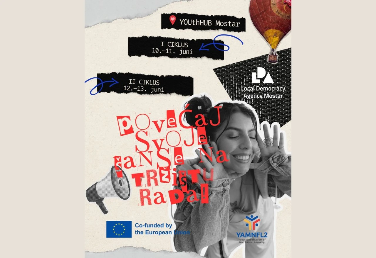 YOUth HUB Mostar nudi besplatne edukacije za mlade