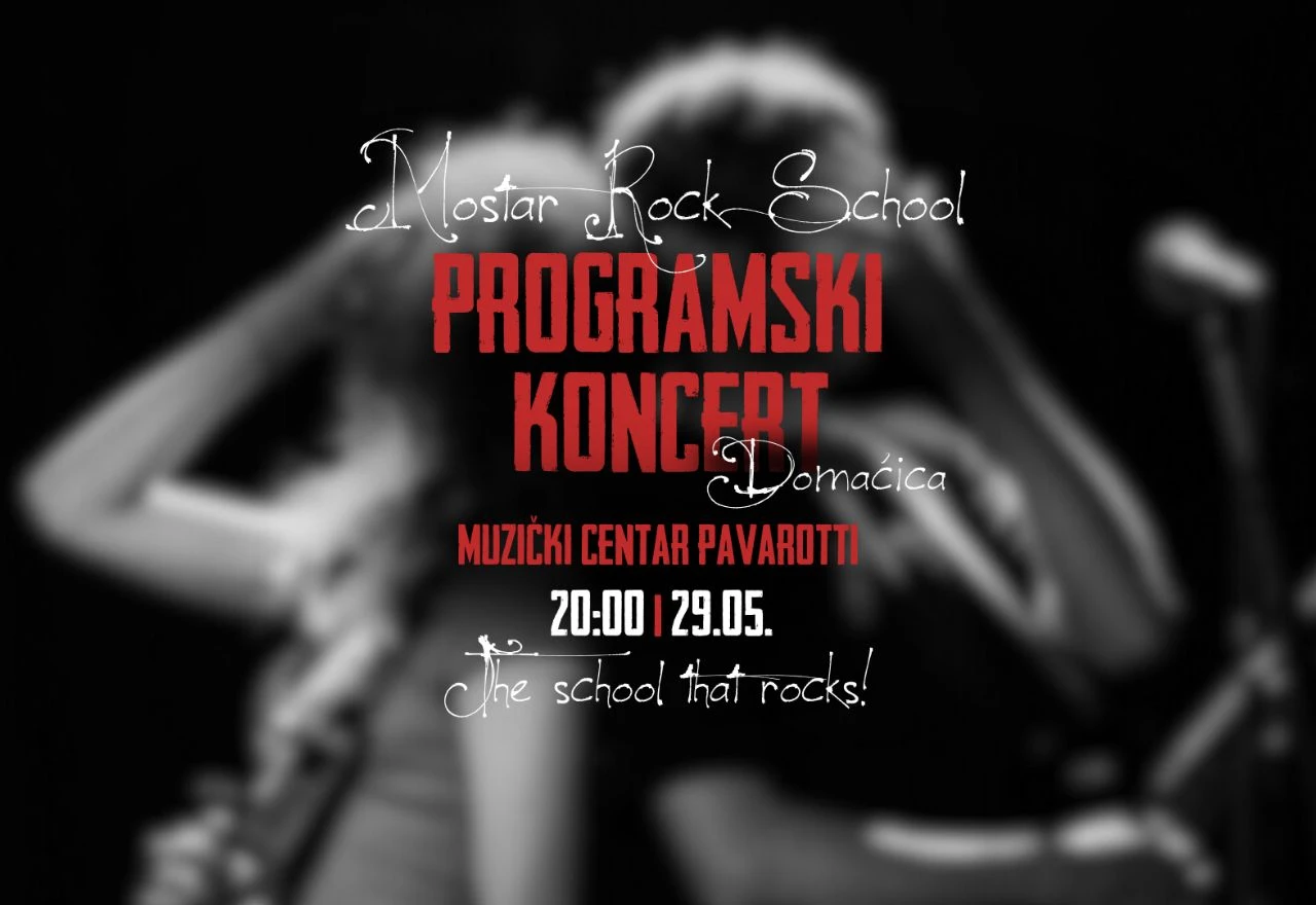 Mostar Rock School vas poziva na peti session koncert - "Domaćica"