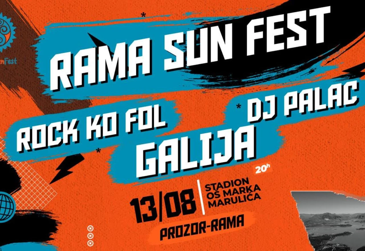 Rama Sun Fest: Najveći glazbeni događaj u Rami ovog ljeta