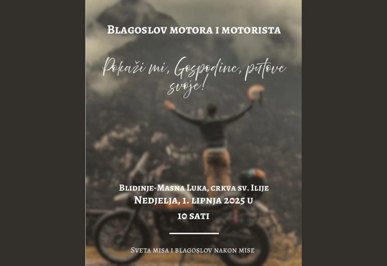 U Masnoj Luci održat će se blagoslov motorista: ''Pokaži mi, Gospodine, putove svoje!''
