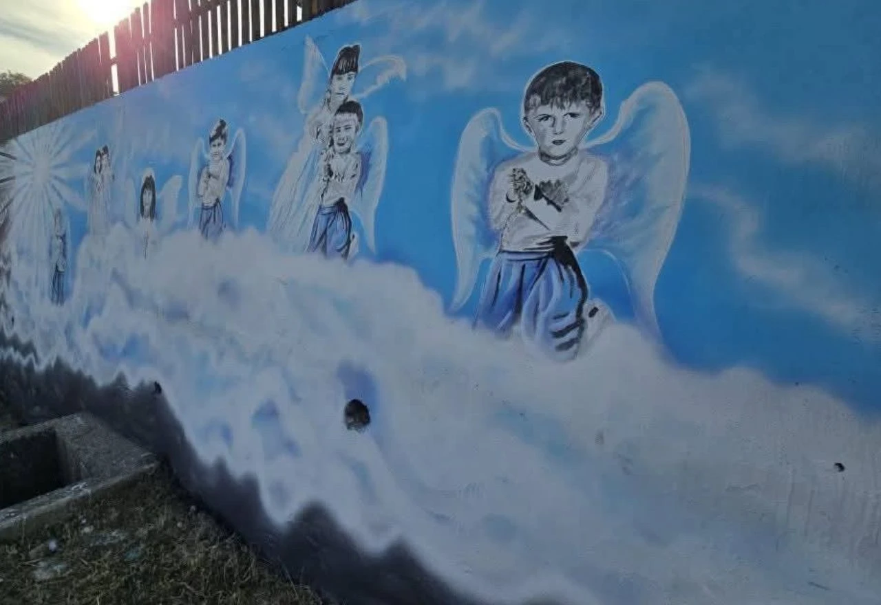 mural u čast herojima Lašvanske doline