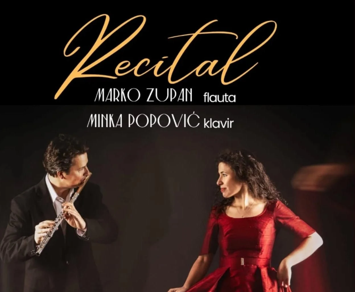 Koncert vrhunskih umjetnika Marko Zupan i Minka Popović