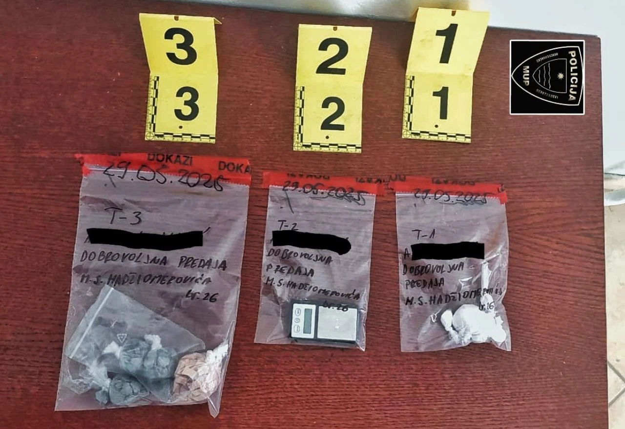 Mostar: Uhićene četiri osobe zbog droge, zaplijenjeni amfetamin, ecstasy i kanabis
