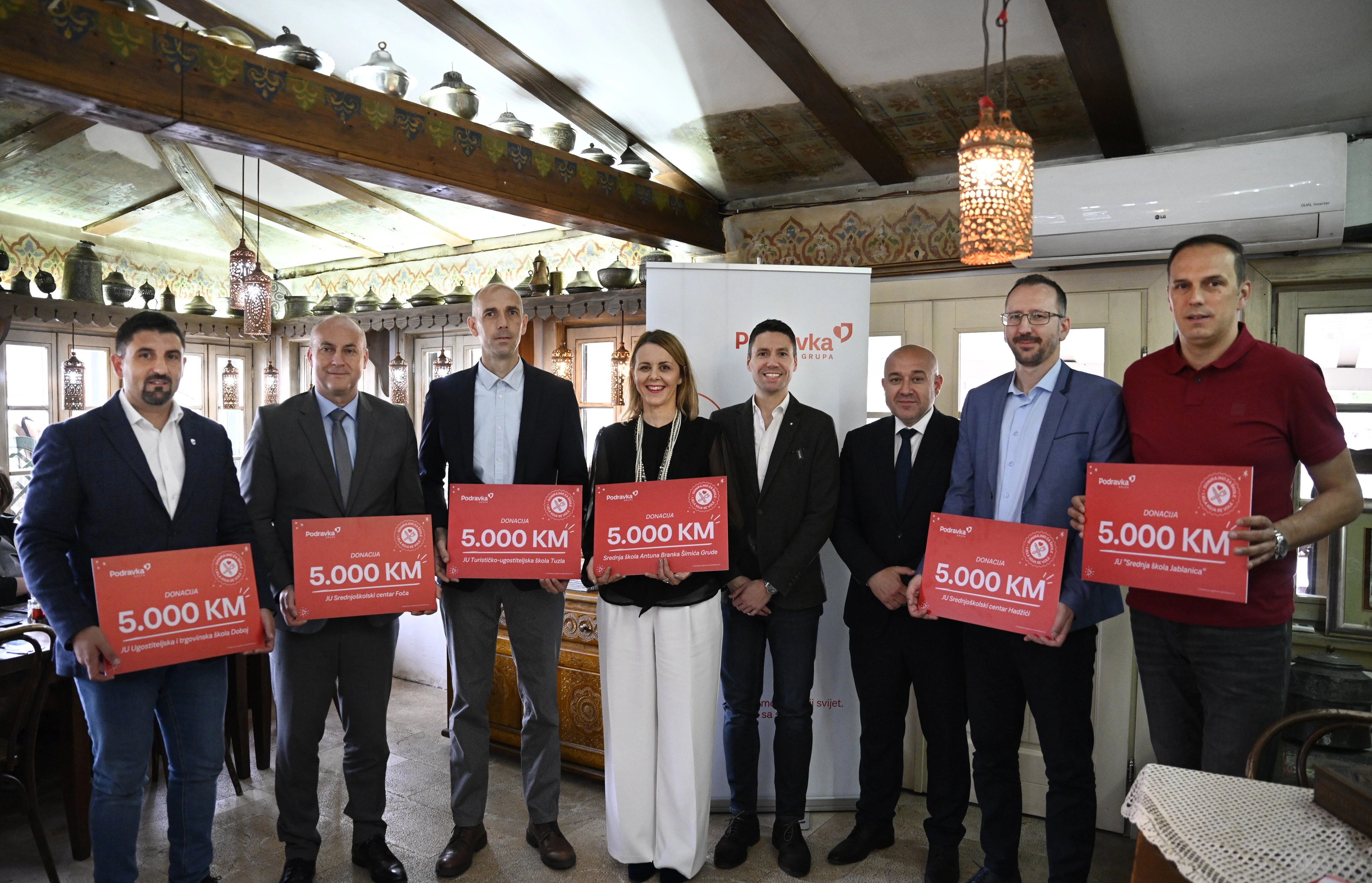 Podravka BiH realizirala financijsku donaciju za šest ugostiteljskih škola u BiH