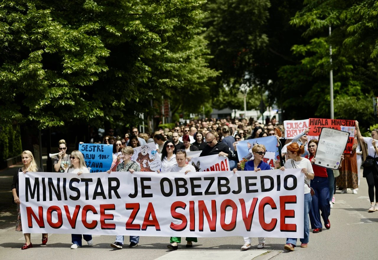 Priprema se generalni štrajk 4.000 zdravstvenih radnika u HNŽ-u