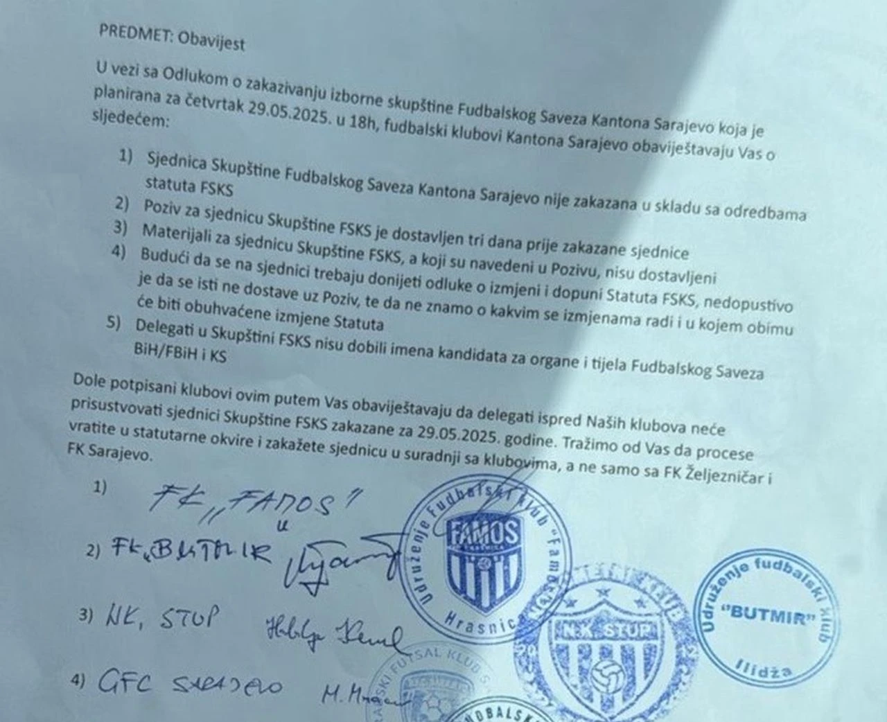 Većina sarajevskih klubova čvrsto uz Magodu i Džindu