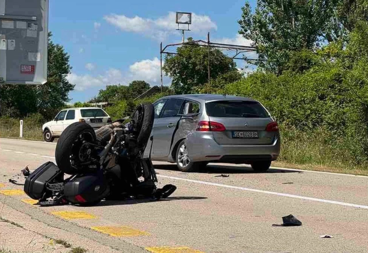 Prometna nesreća na Rotimlji: Motociklist ozlijeđen, promet obustavljen