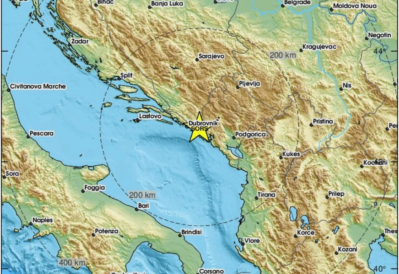 Potres magnitude 2,6 po Richteru zatresao Trebinje