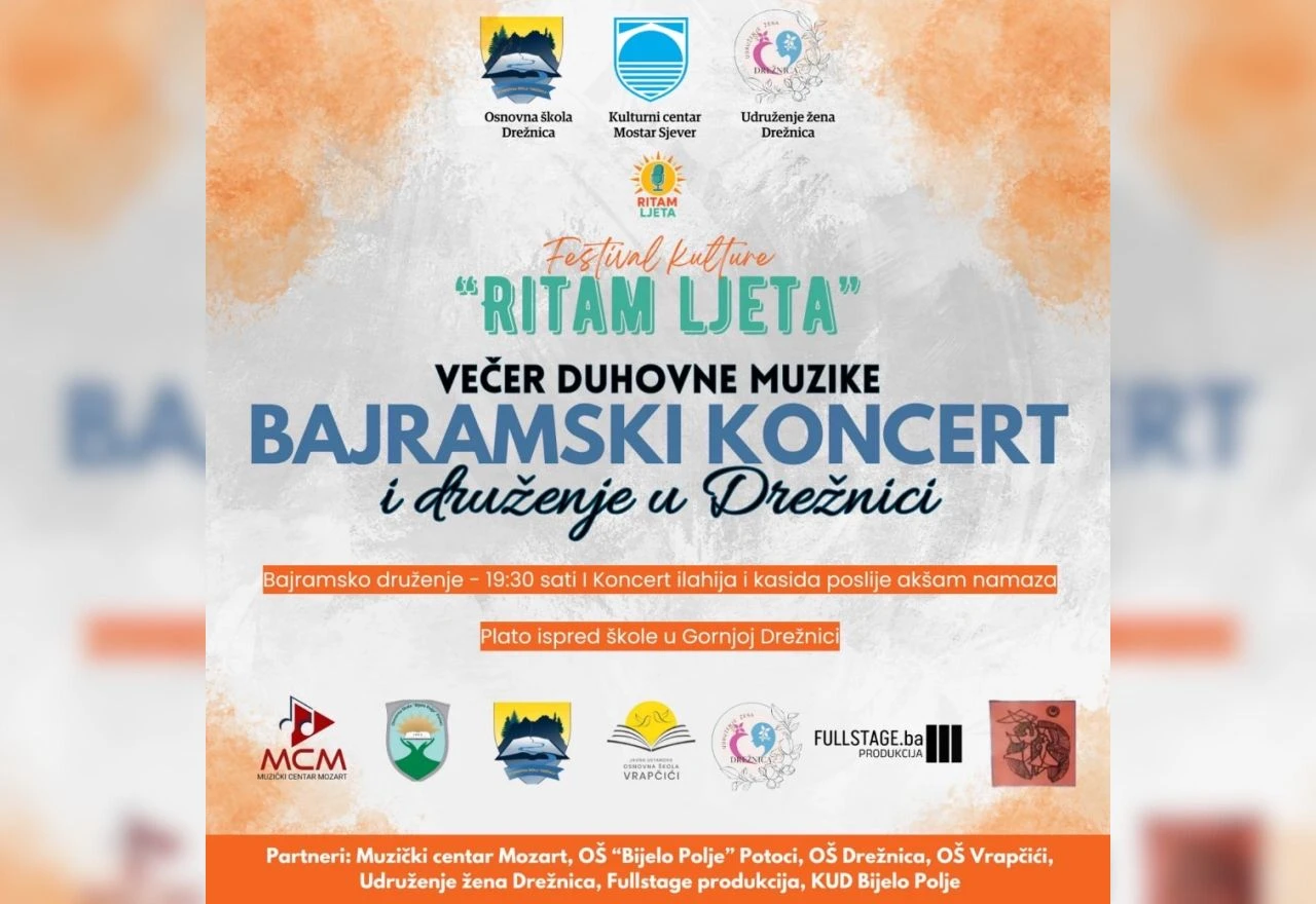 Mostar: U Gornjoj Drežnici bajramsko druženje i koncert ilahija i kasida