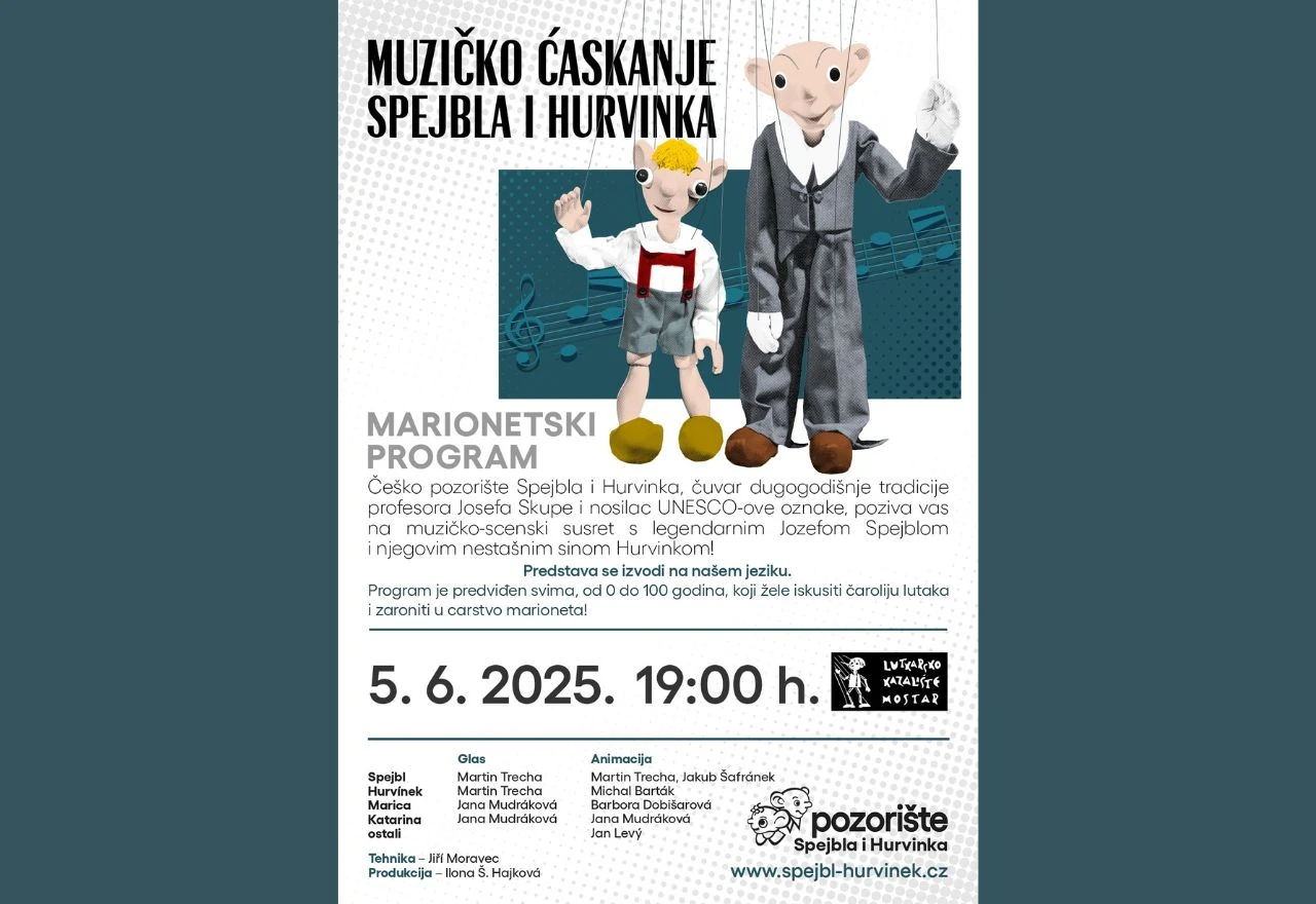 Svjetski poznato kazalište iz Praga gostuje u Mostaru s lutkarskom predstavom