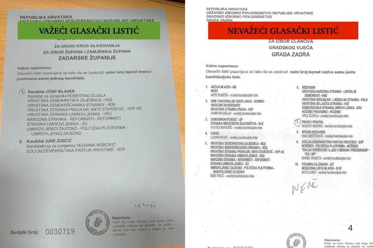 HDZ-u zbog jednog listića visi mandat u Zadru