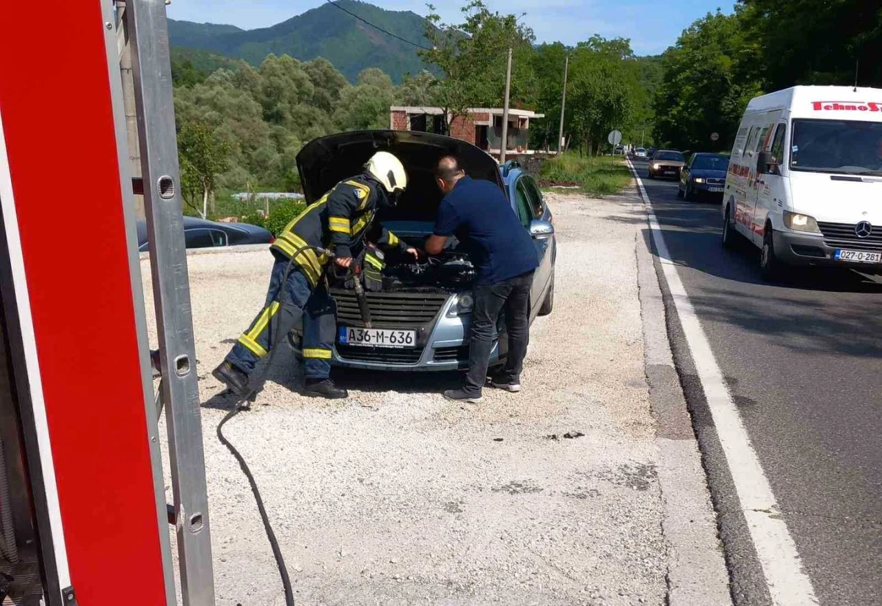 U Orahovici kod Konjica gorio automobil