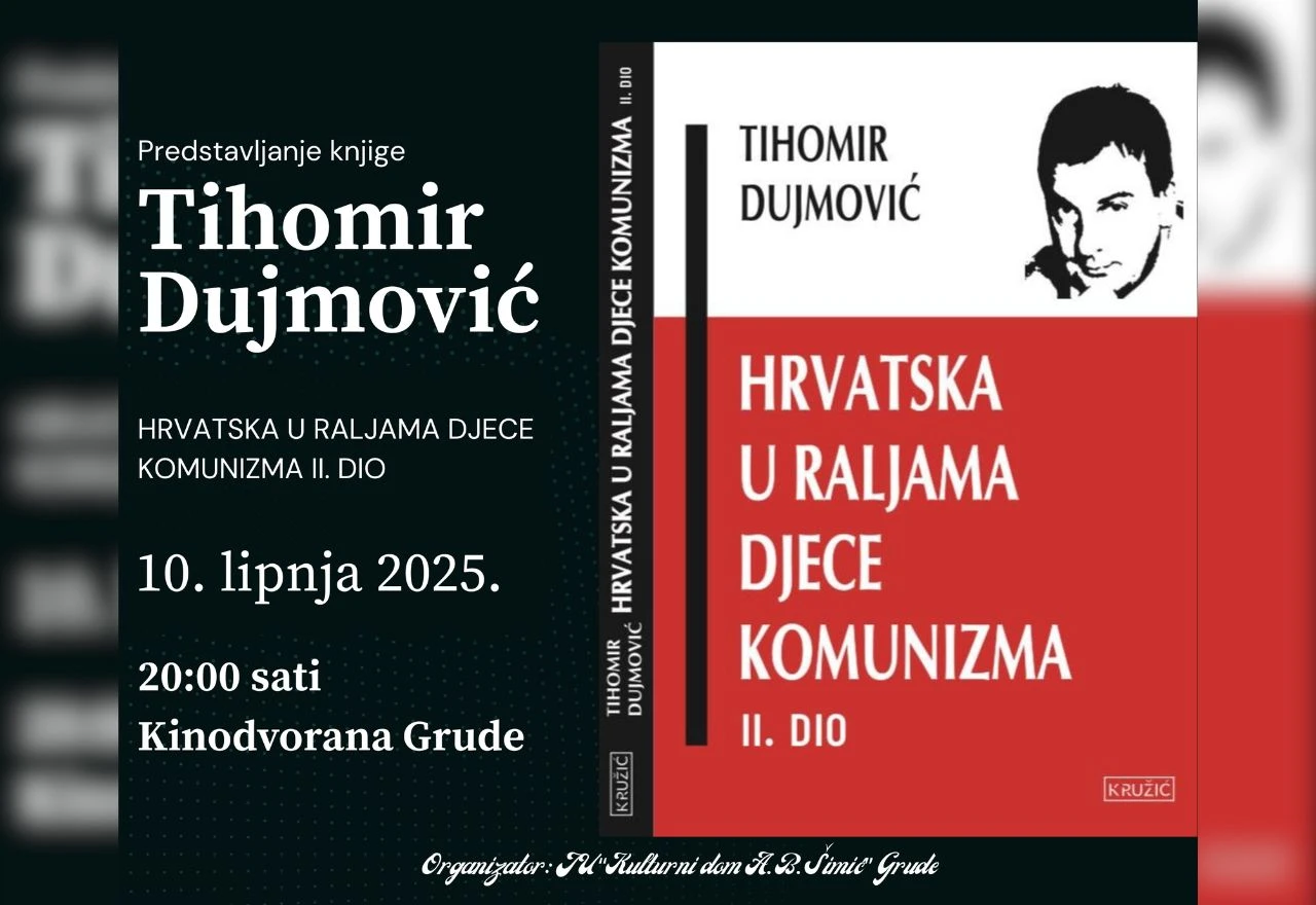 Predstavljanje knjige Tihomira Dujmovića u Grudama