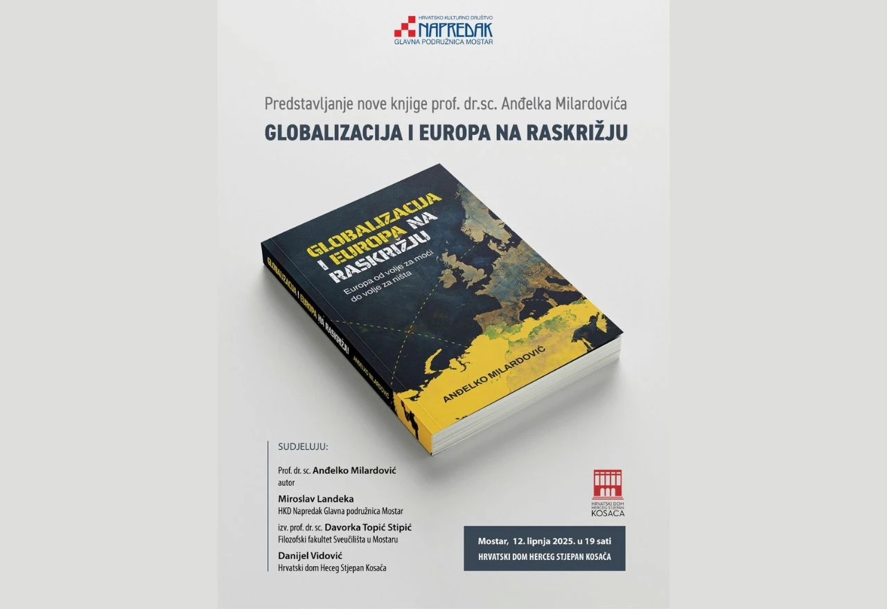 Predstavljanje knjige Anđelka Milardovića u Mostaru o Europi na raskrižju