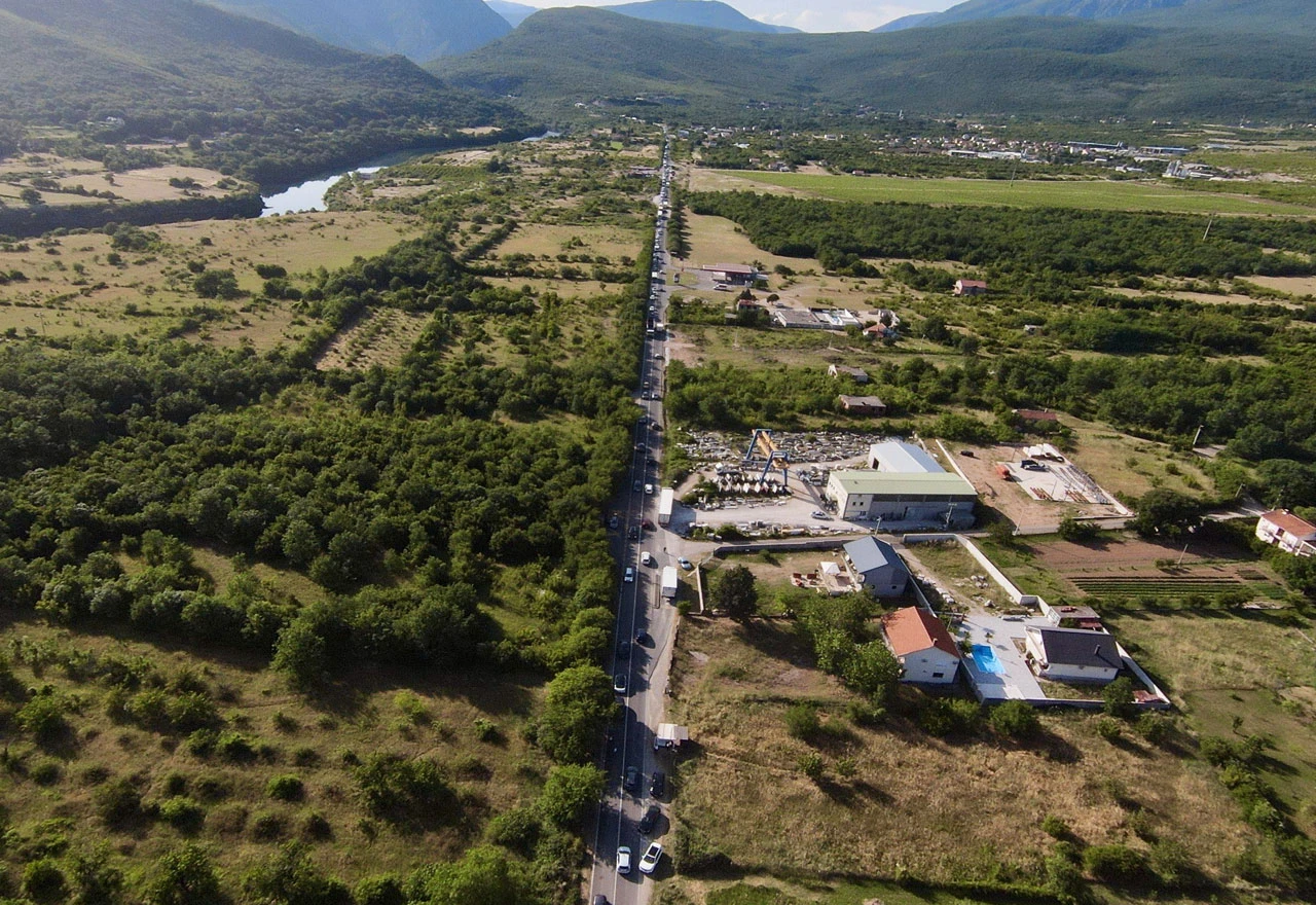 Kolaps na sjevernom ulazu u Mostar