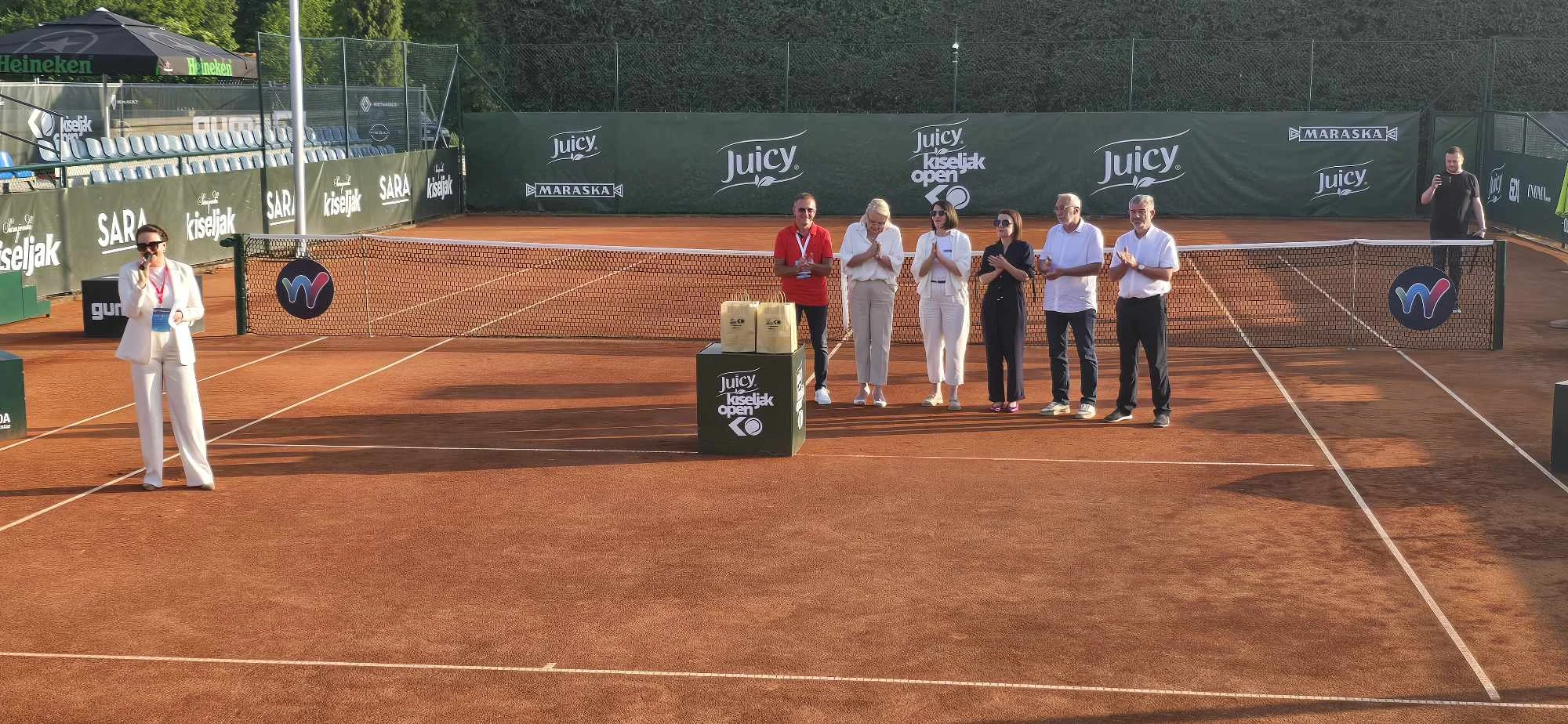Svečano otvoren "Juicy Kiseljak Open": Kiseljak ponovno domaćin vrhunskog međunarodnog teniskog turnira