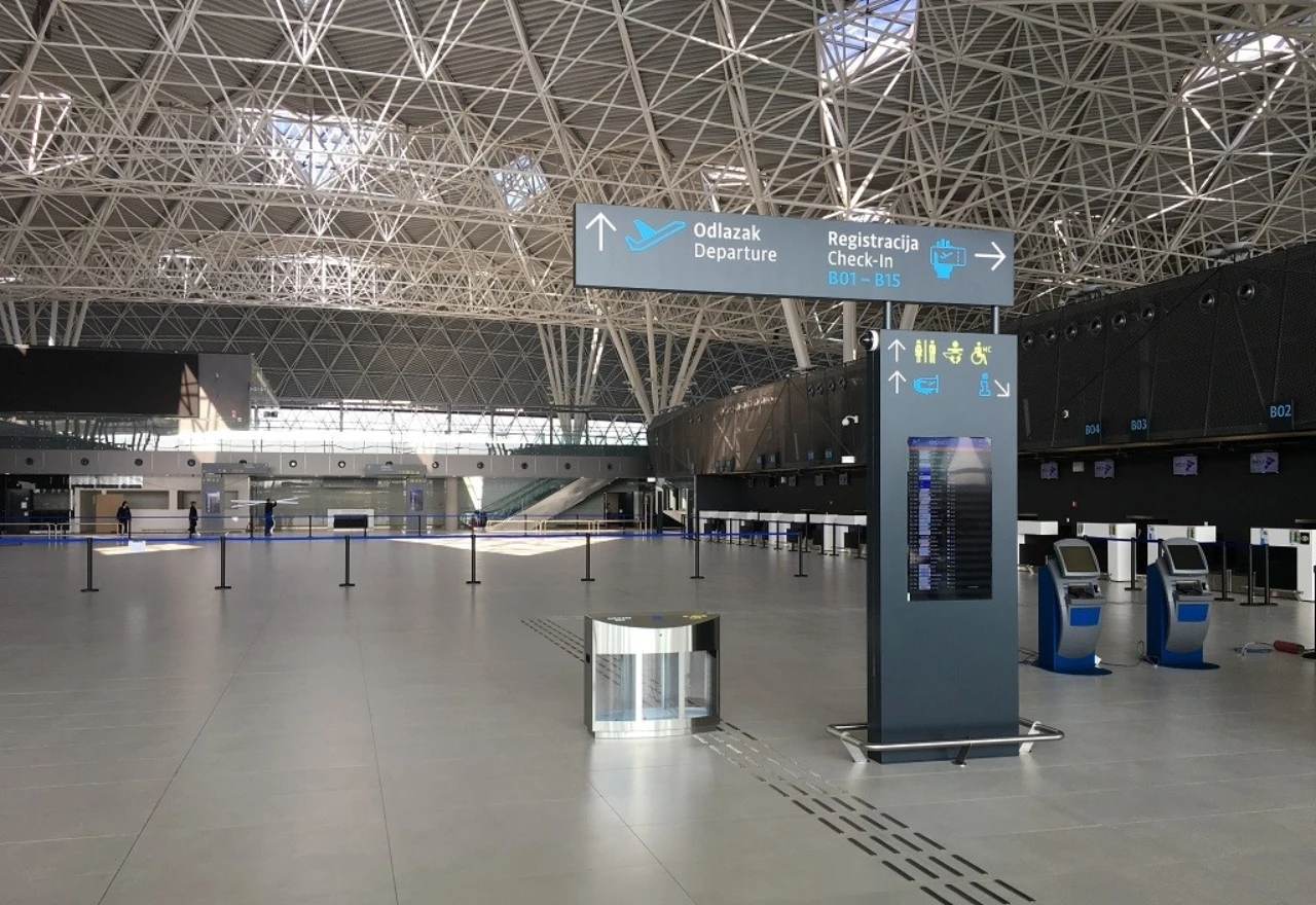 Zračna luka Franjo Tuđman: Avion proklizao s piste