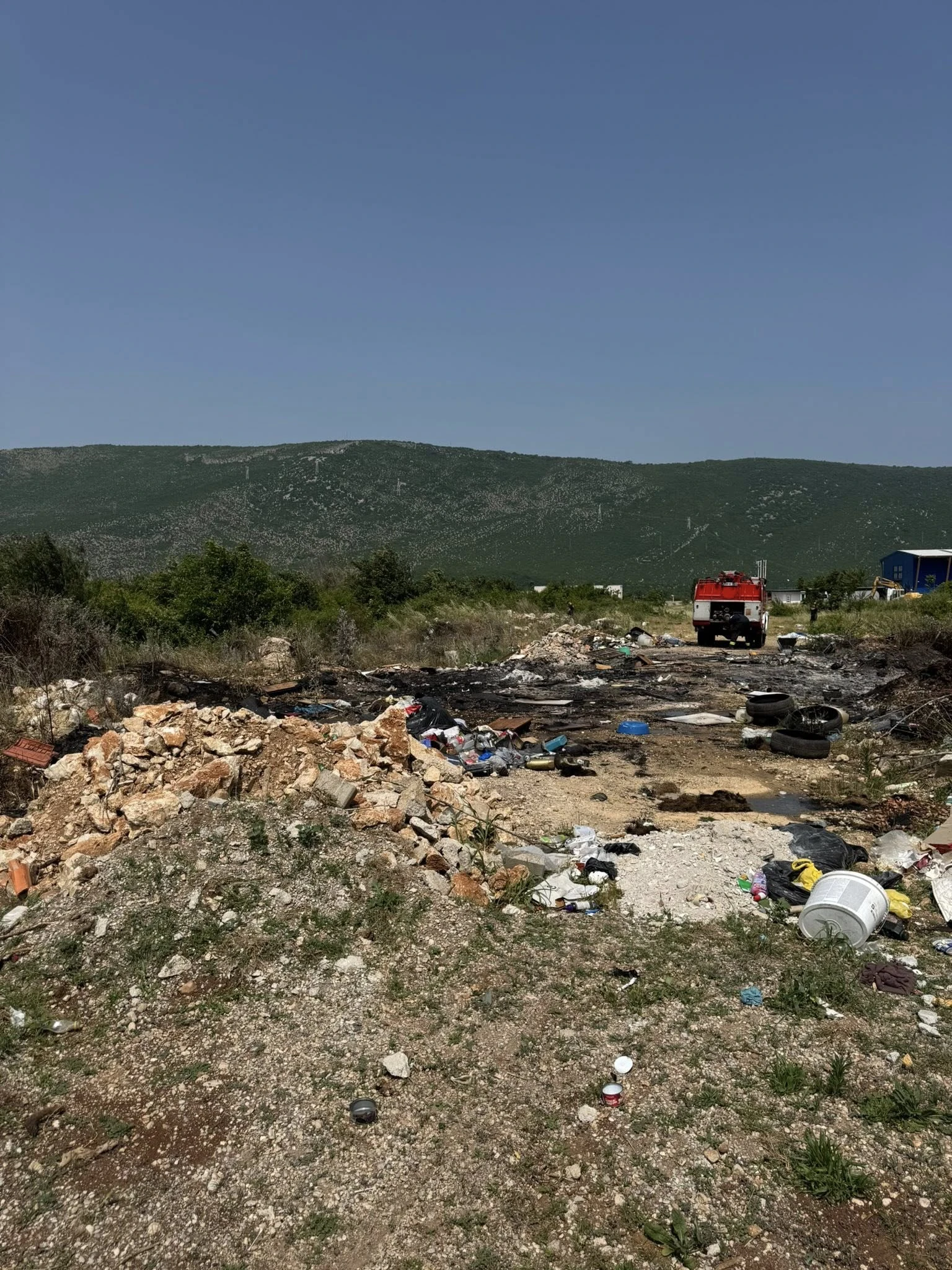 Mostarski vatrogasci intervenirali zbog požara u Vrapčićima